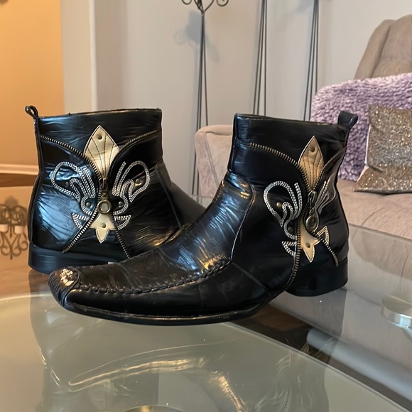 Delli Aldo Shoes Mens Black Boot Casual Or Cowboy Poshmark